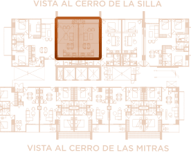 Ubicación del departamento Tipo A